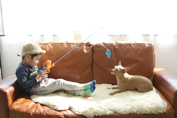 おもちゃの釣竿