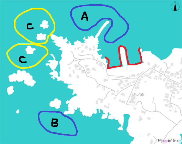 エギング イカ釣り 諸磯(浜諸磯、きつね浜)