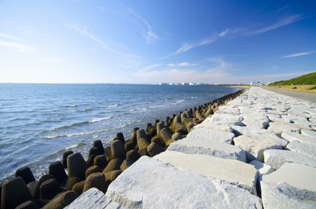 幕張海浜公園(浜田川河口、幕張の浜)