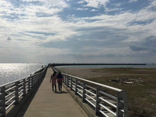 検見川突堤(検見川浜)