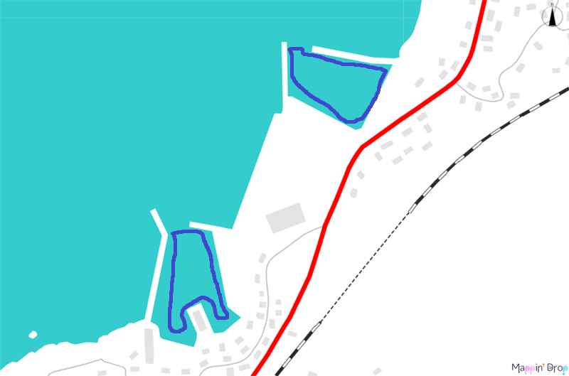 高崎港、小浦港