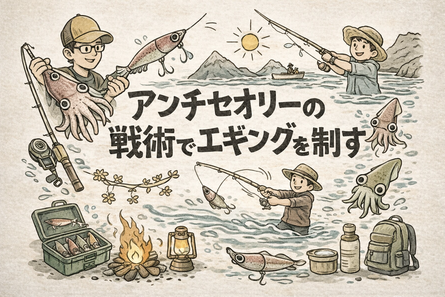 アンチセオリーの戦術で秋イカエギングを制す