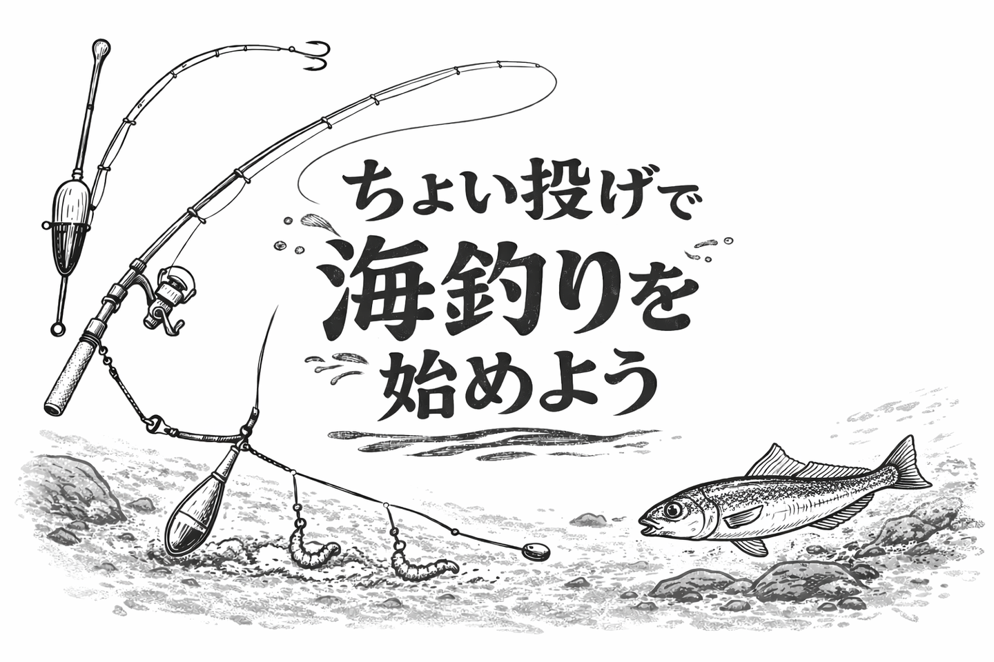 ちょい投げで海釣りを始めよう