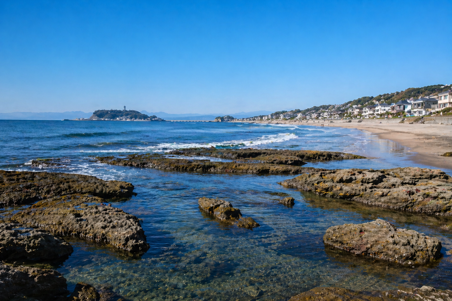 七里ヶ浜（岩場）アオリイカポイント