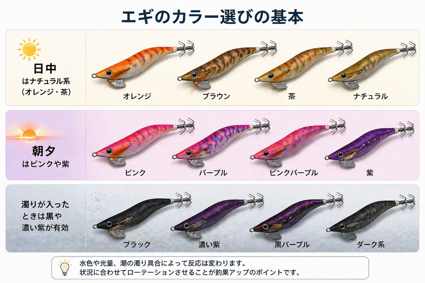 エギカラー・アオリイカポイント