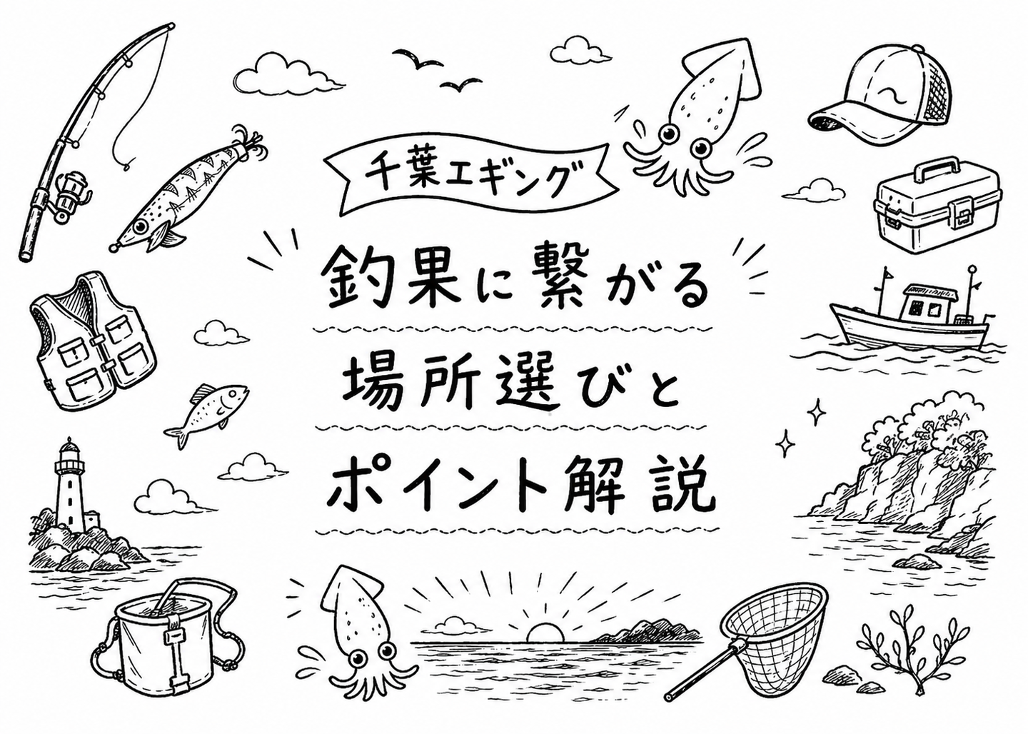千葉エギング｜釣果に繋がる場所選びとポイント解説